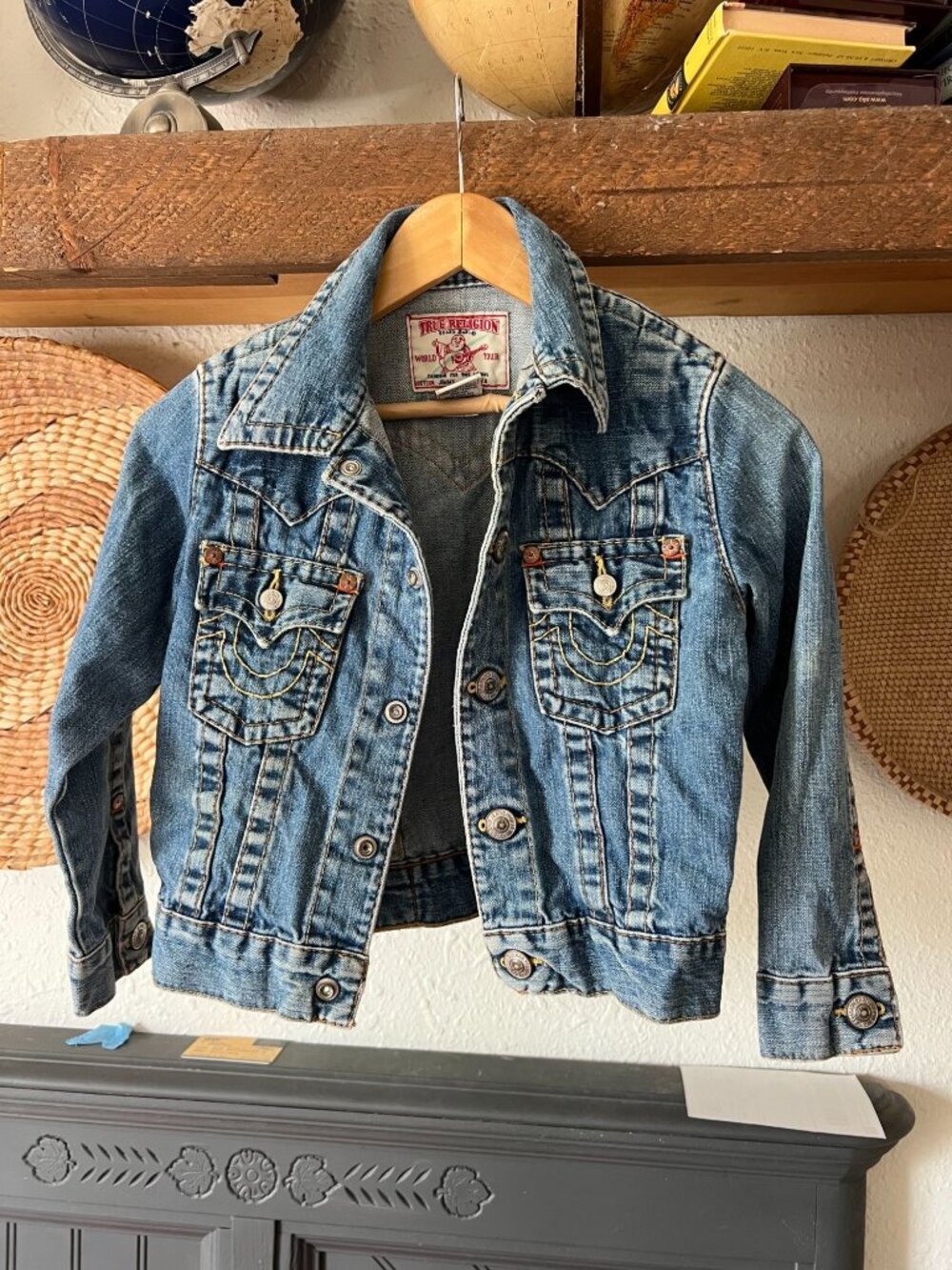 True Religion Jimmy Denim Jacket Youth Medium unisex